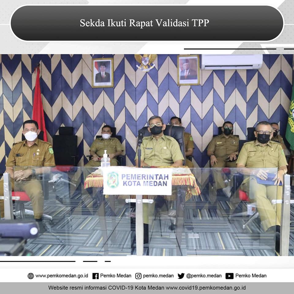 Sekda Medan mengikuti Rapat Validasi Tambahan Penghasilan Pegawai (TPP) 
